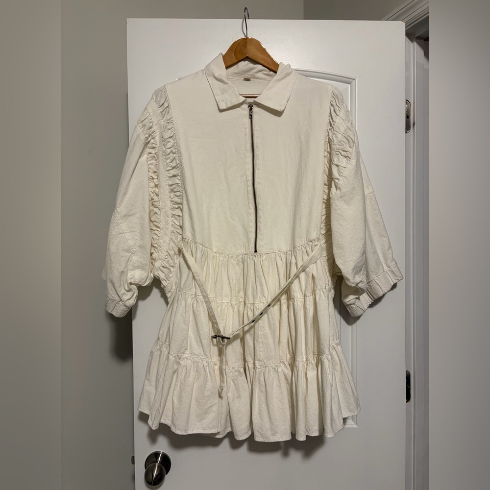 Free People Cream Dress